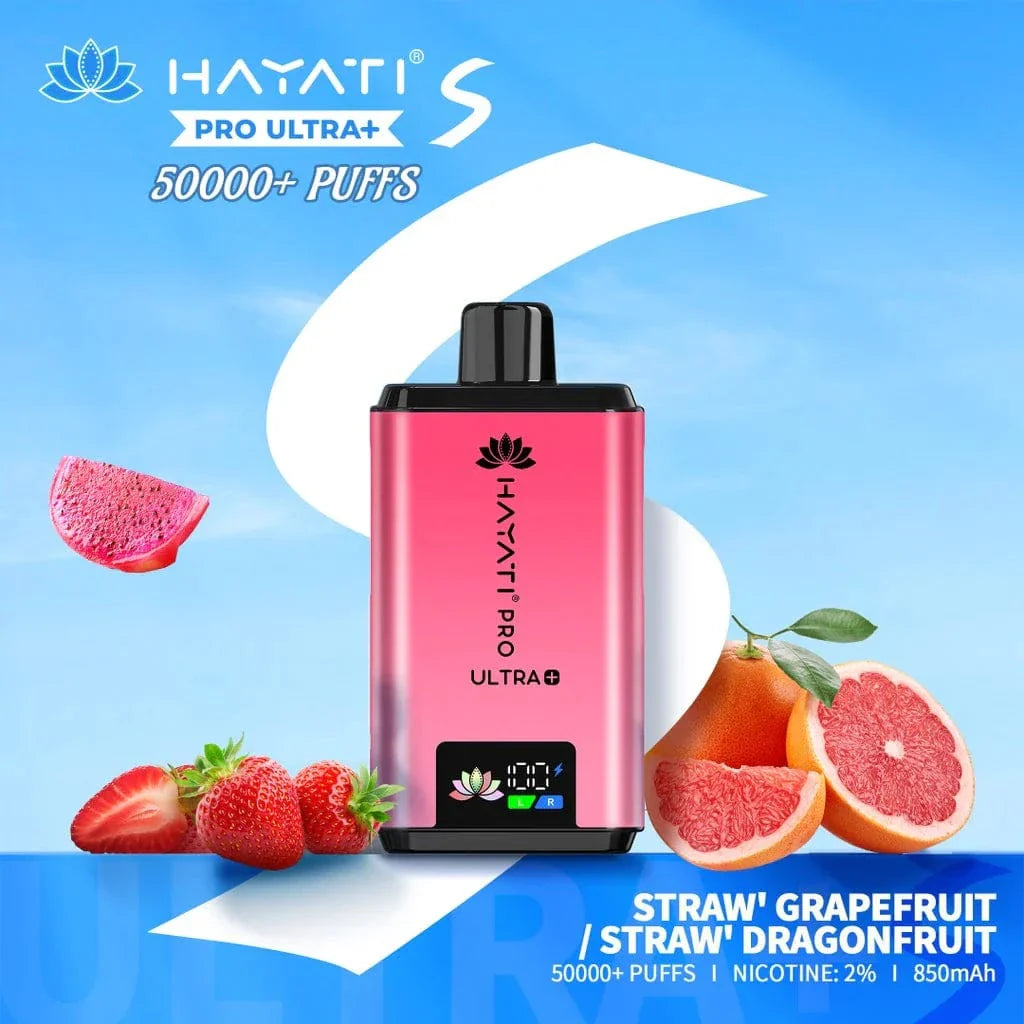 Hayati Pro Ultra Plus S 50000 Puffs Prefilled Vape Kit (Box of 5)