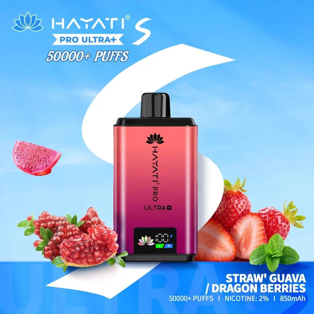 Hayati Pro Ultra Plus S 50000 Puffs Prefilled Vape Kit (Box of 5)