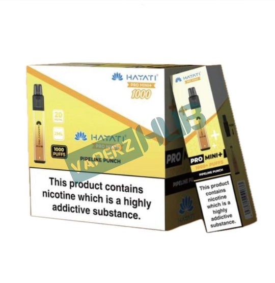 Hayati Pro Mini Plus 1000 Prefilled Disposable Vape (Box of 5) 1000 puffs disposable vape UK - VaperzHub