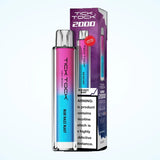 Tick Tock Mini 2000 Puffs Vape Pack of 10 TPD compliant disposable vape buy online UK VaperzHub 1