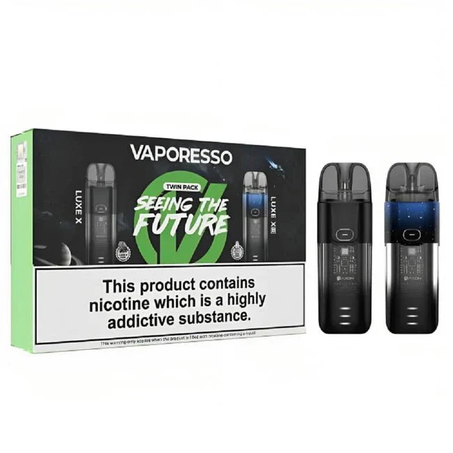 Vaporesso Luxe X & Luxe XR Kit Twin Pack 10000 puffs vape kit UK - VaperzHub