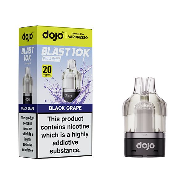Vaporesso Dojo Blast 10K Prefilled Pods (Box of 5) TPD compliant disposable vape buy online UK VaperzHub 8