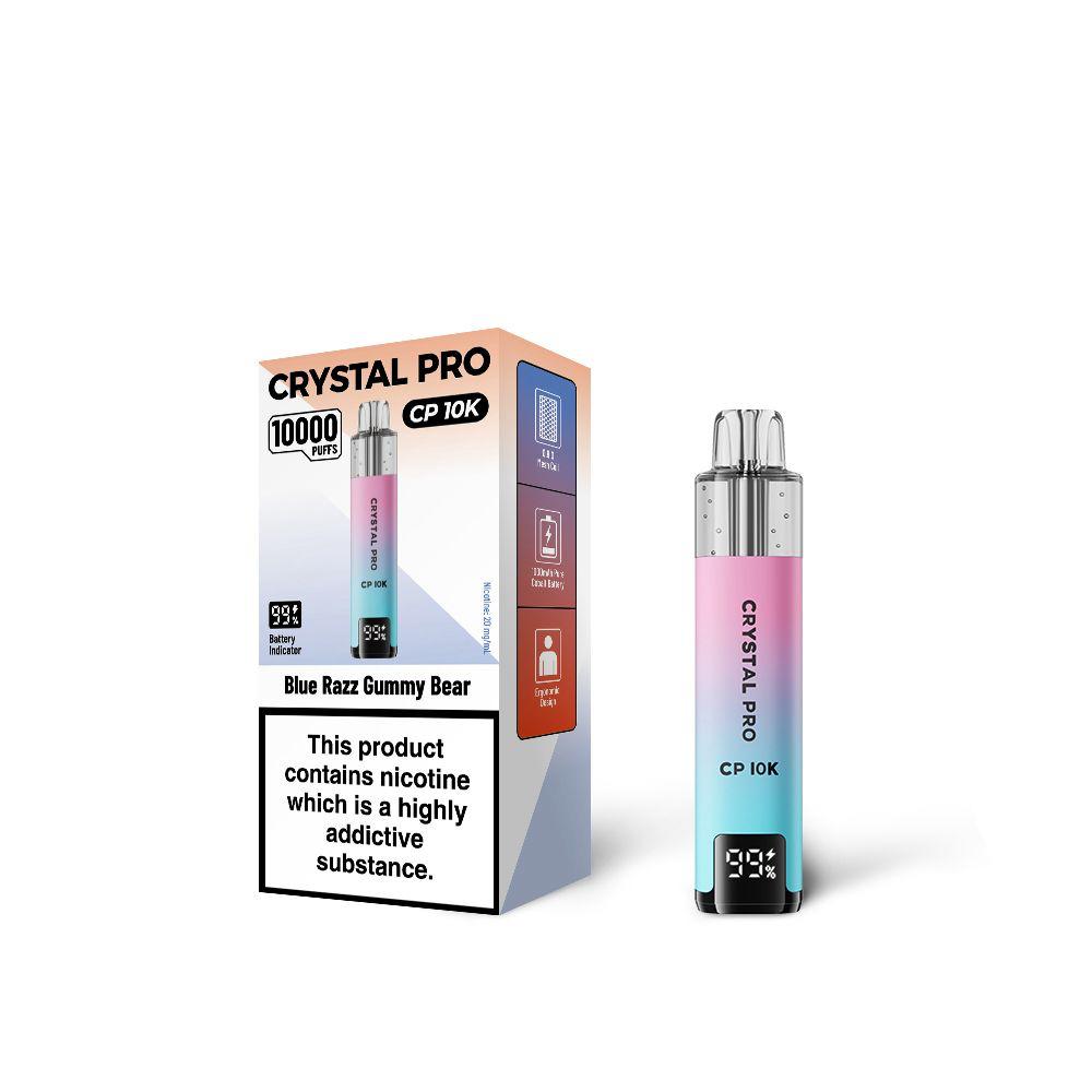 Crystal Pro CP 10K Disposable Vape Kit 20MG(box of 5)