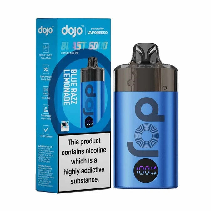 VAPORESSO DOJO BLAST 6000 Pre-Filled Pod Kit 20mg (Box of 5)