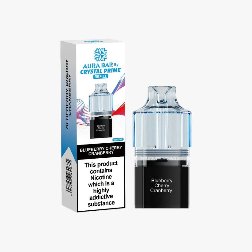 Crystal Prime Aura Bar 10K Prefilled Pods (box of 5)