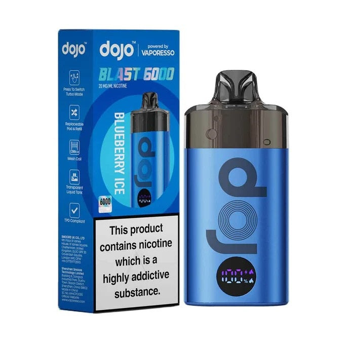 VAPORESSO DOJO BLAST 6000 Pre-Filled Pod Kit 20mg (Box of 5)