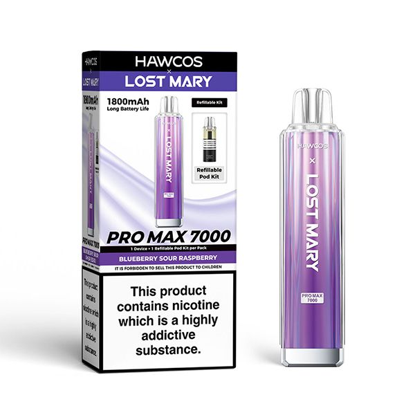 Lost Mary x Hawcos Pro Max 7000 Pod Vape Kit (Box of 10)