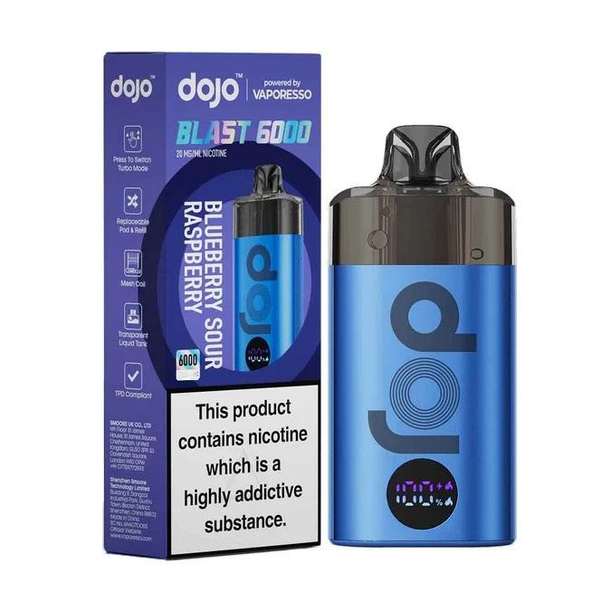 VAPORESSO DOJO BLAST 6000 Pre-Filled Pod Kit 20mg (Box of 5)