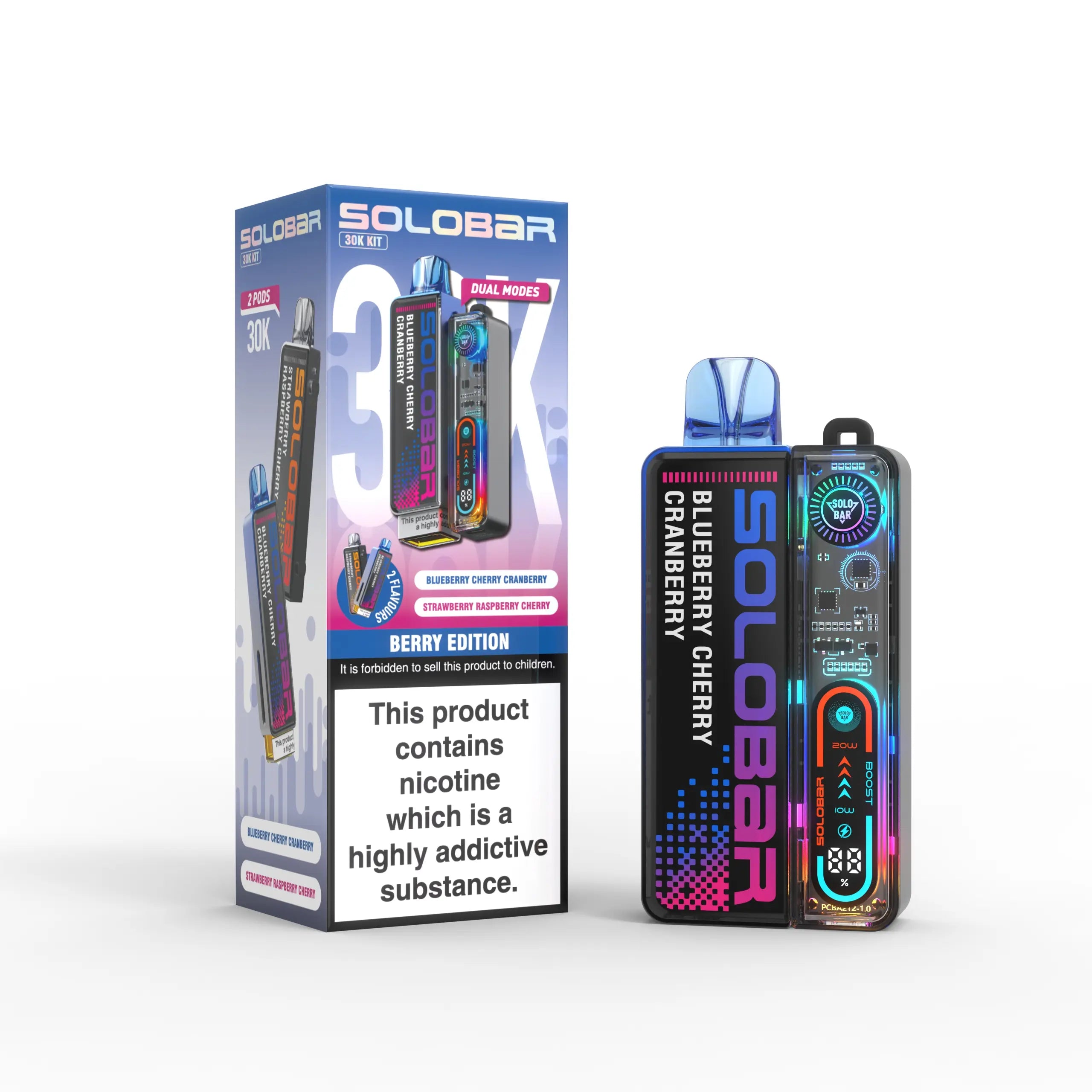 Solo Bar 30K Prefilled Pod Kit (Box of 5) — product image