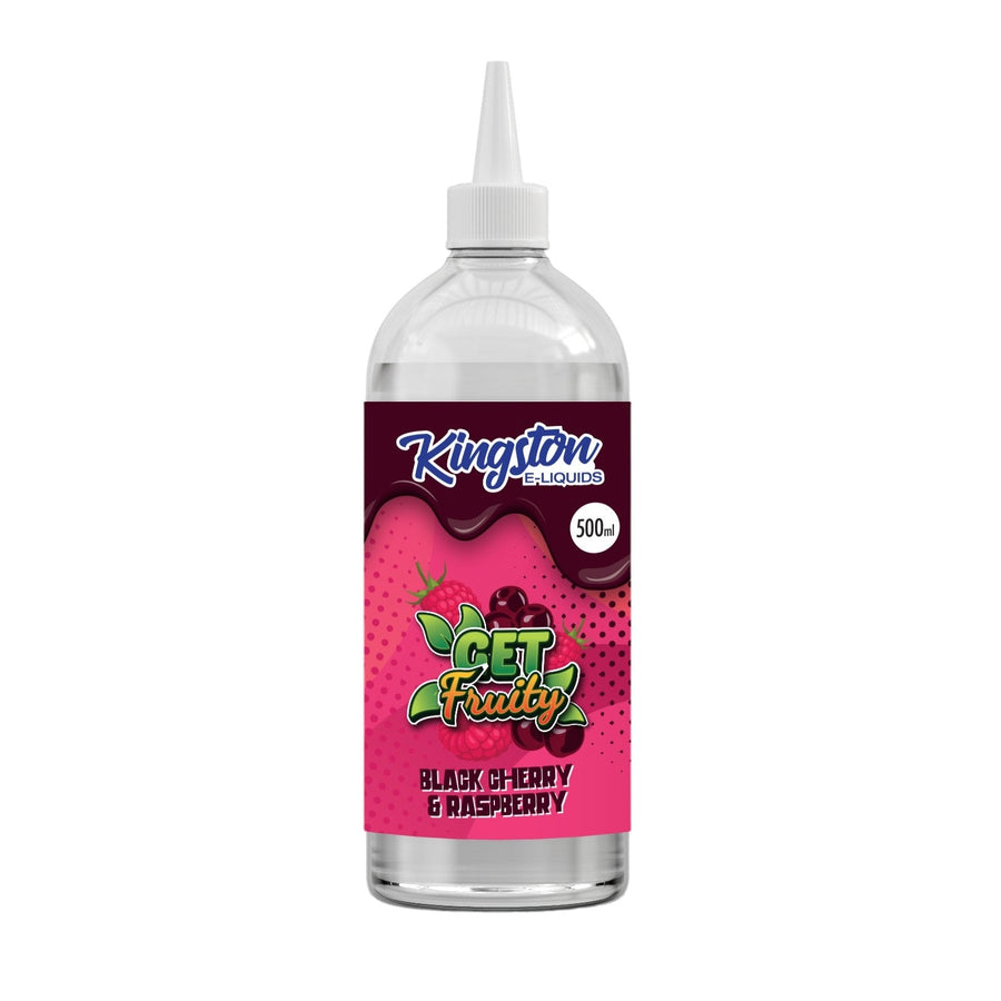 BLACK CHERRY & RASPBERRY (GET FRUITY) 500ML E-LIQUID KINGSTON e-liquid UK - VaperzHub