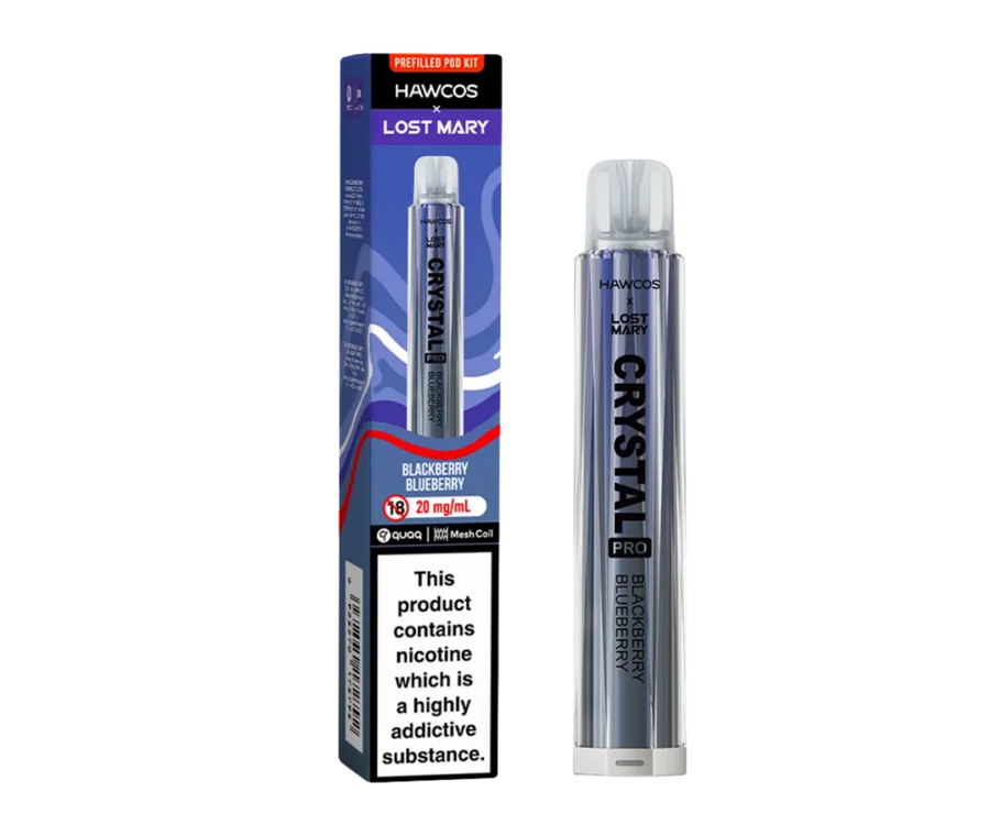 LOST MARY x HAWCOS Crystal Pro 600 (Box of 10) disposable vape UK - VaperzHub