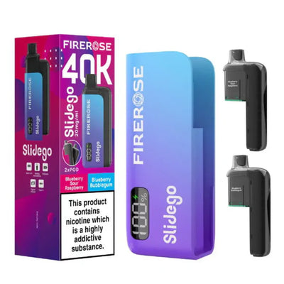 Firerose Slidego 40K Prefilled Vape Kit (Box of 5) vape kit UK - VaperzHub