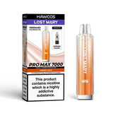 Lost Mary x Hawcos Pro Max 7000 Pod Vape Kit (Box of 10) TPD compliant disposable vape buy online UK