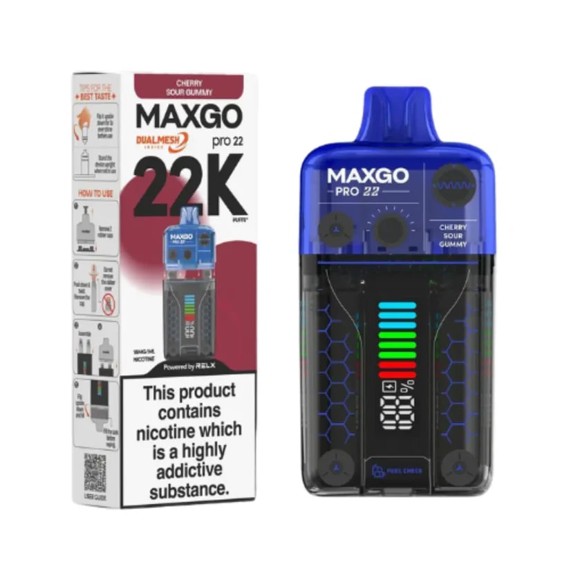 Relx Maxgo 22K Prefilled Pod Vape Kit (Box of 5)