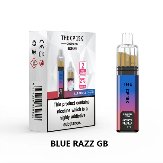 THE CP15K Prefilled Pod Vape Kit by Crystal Pro (Box of 5) TPD compliant vape kit buy online UK VaperzHub 21