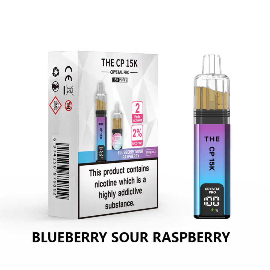CP15K Prefilled Pod Vape Kit blueberry sour raspberry