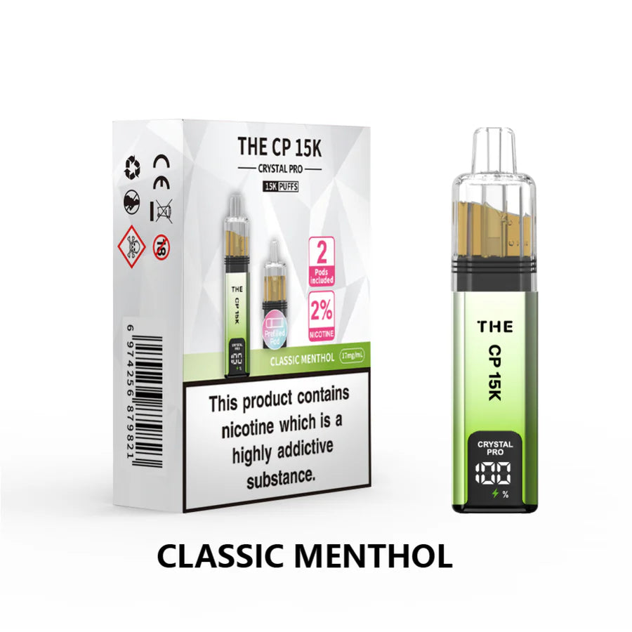 CP15K Prefilled Pod Vape Kit classic menthol