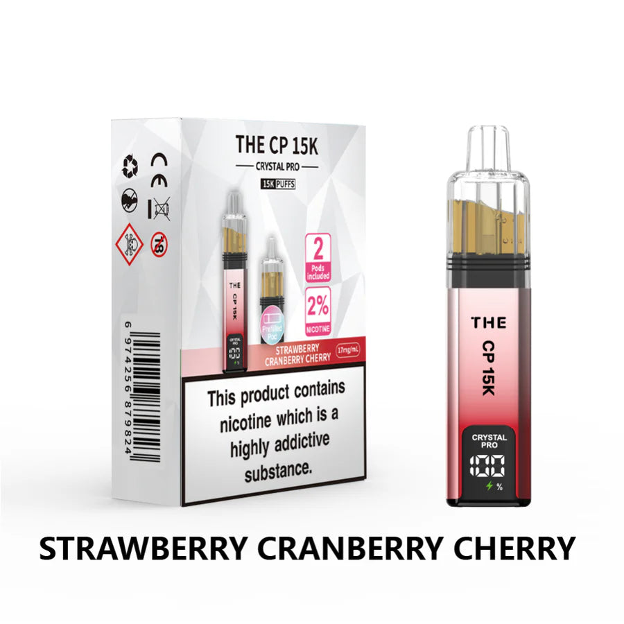 CP15K Prefilled Pod Vape Kit strawberry cranberry cherry