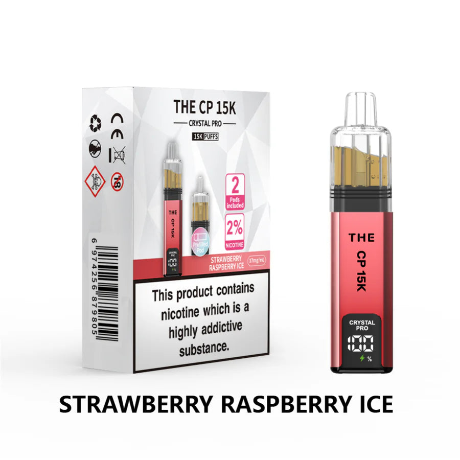 CP15K Prefilled Pod Vape Kit strawberry raspberry ice