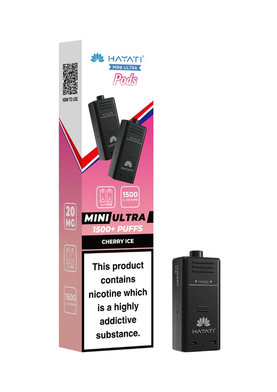 Hayati Mini Ultra 1500 Prefilled Pods (Box of 5)