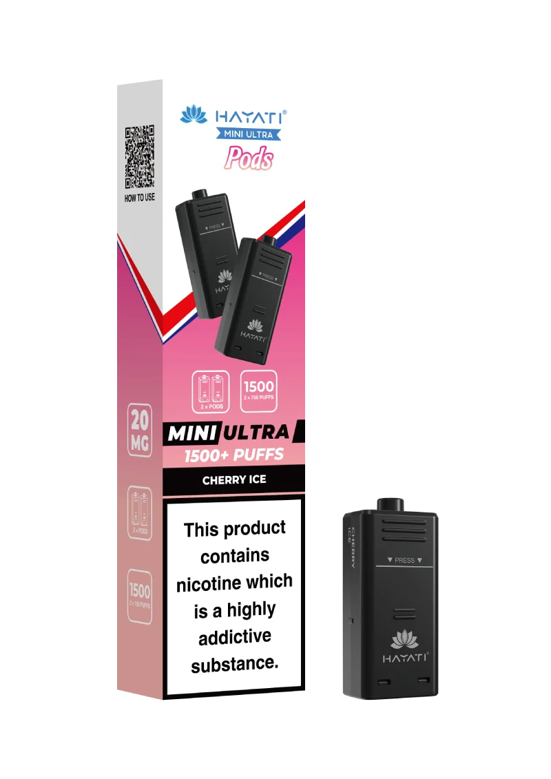 Hayati Mini Ultra 1500 Prefilled Pods (Box of 5)