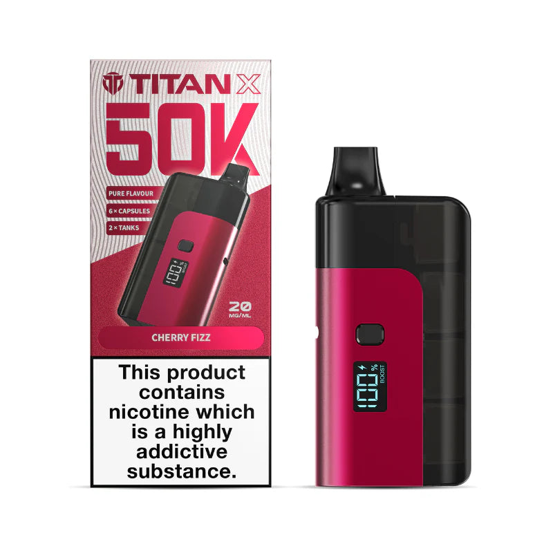 Titan X 50K Prefilled Pod Kit (Box of 5)