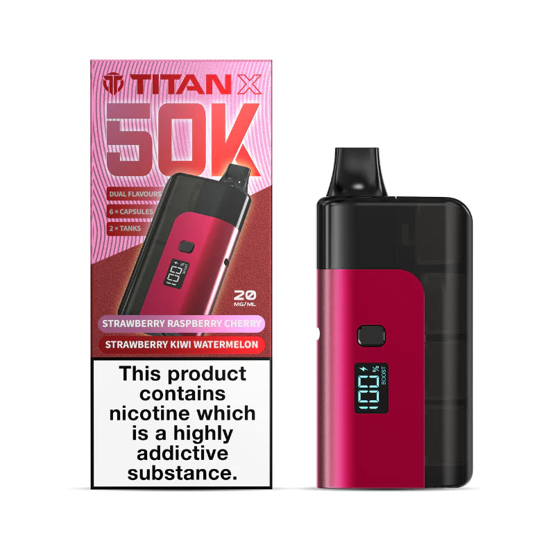 Titan X 50K Prefilled Pod Kit (Box of 5)