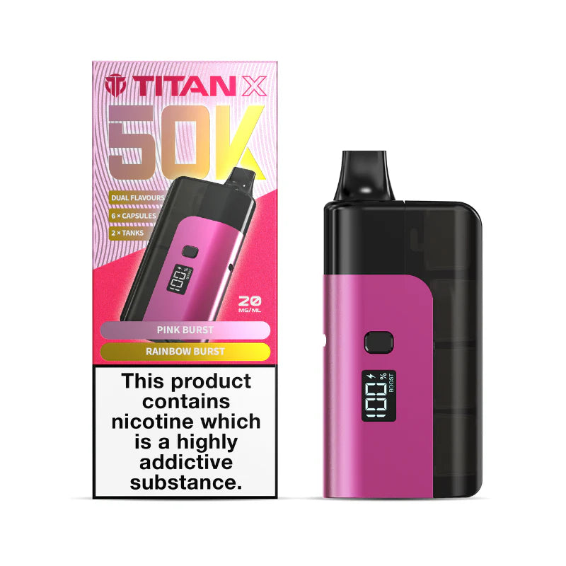 Titan X 50K Prefilled Pod Kit (Box of 5)