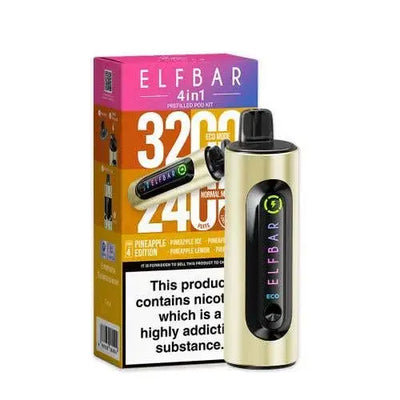 Elf Bar 4-in-1 Prefilled Pod Vape Kit (box of 5) pod kit UK - VaperzHub