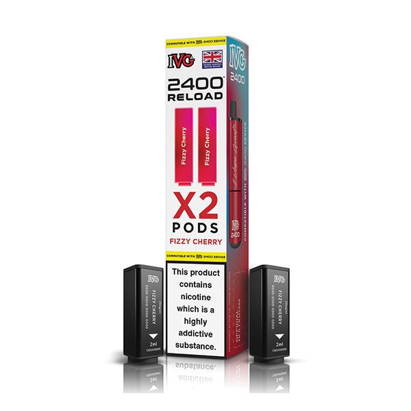 IVG 2400 Reload 2 in 1 Prefilled Pods 20mg(box of 5)