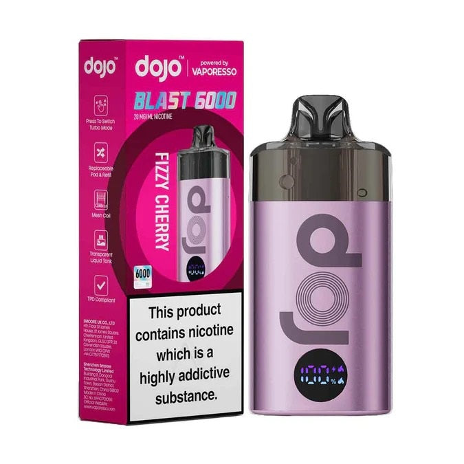 VAPORESSO DOJO BLAST 6000 Pre-Filled Pod Kit 20mg (Box of 5)