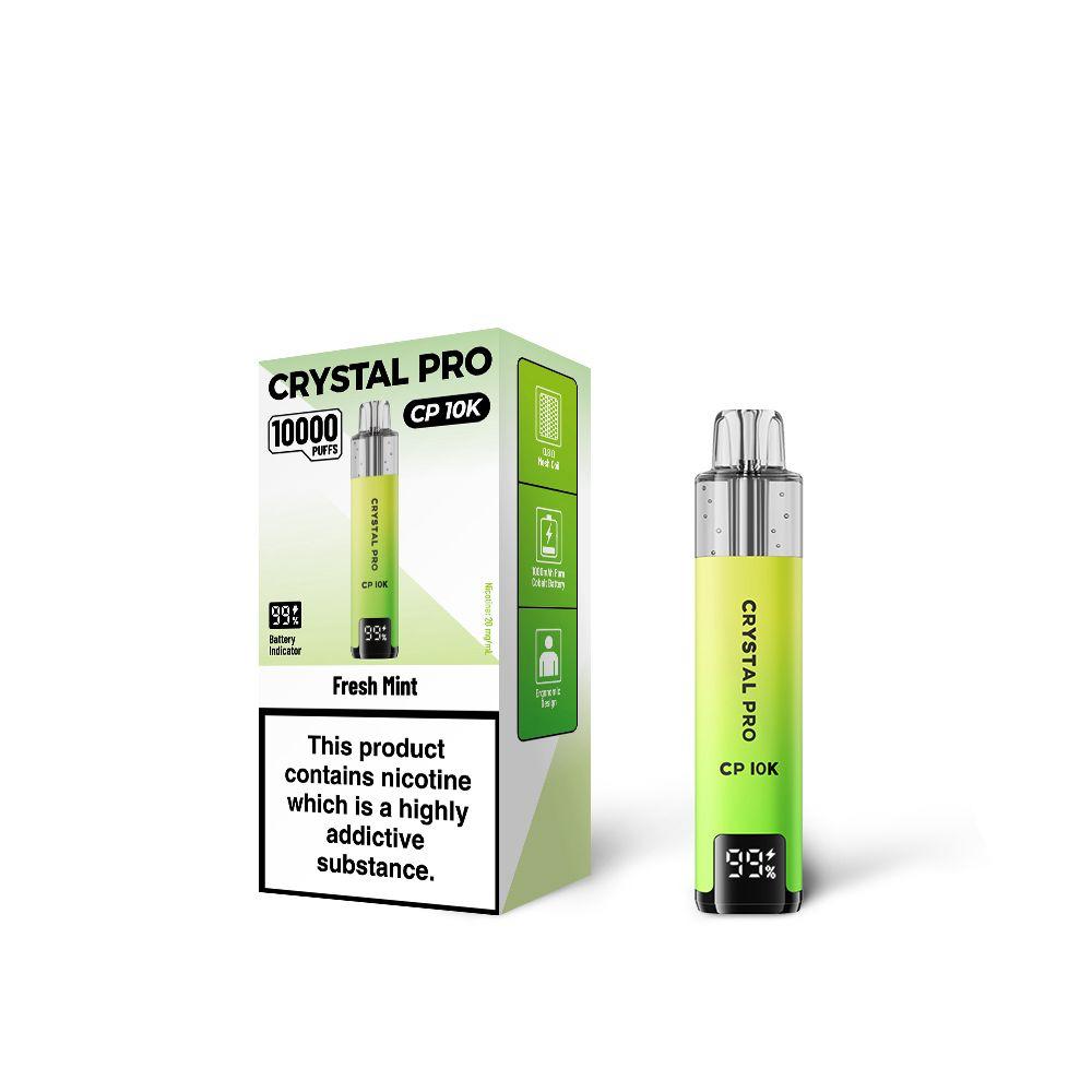 Crystal Pro CP 10K Disposable Vape Kit 20MG(box of 5)
