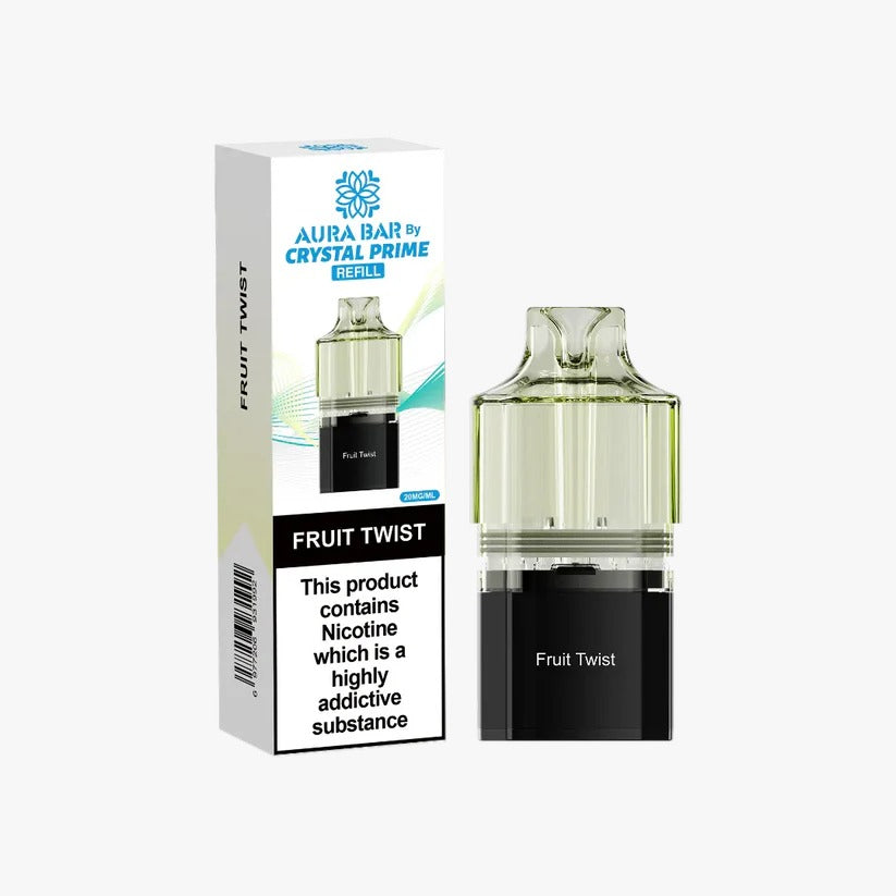 Crystal Prime Aura Bar 10K Prefilled Pods (box of 5)