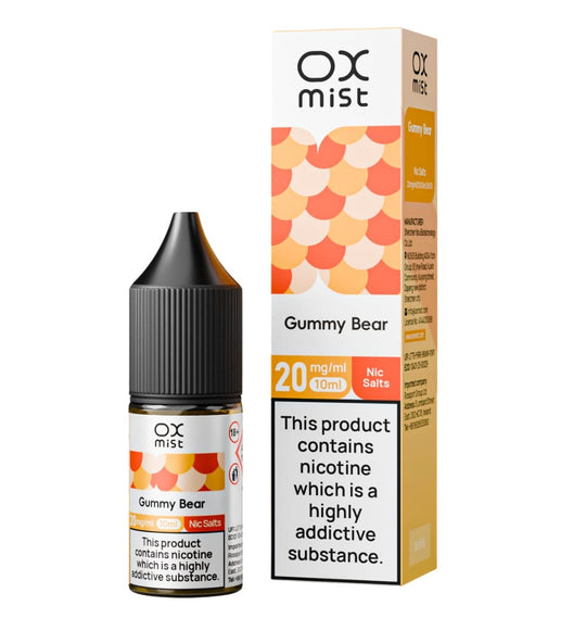 OX Mist Nic Salt 10ml (box of 10)