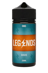 Legends 200ml Oasis Shortfill E-Liquid | 0mg Tropical Vape Juice | UK