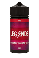Legends 200ml Strawberry Raspberry Cherry Shortfill | 0mg | UK