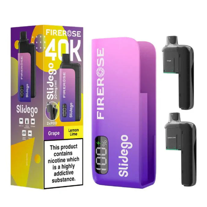 Firerose Slidego 40K Prefilled Vape Kit (Box of 5)