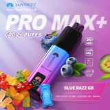 Hayati Pro Max Plus 6000 Prefilled Pod Kit Box of 5 TPD compliant disposable vape buy online UK VaperzHub