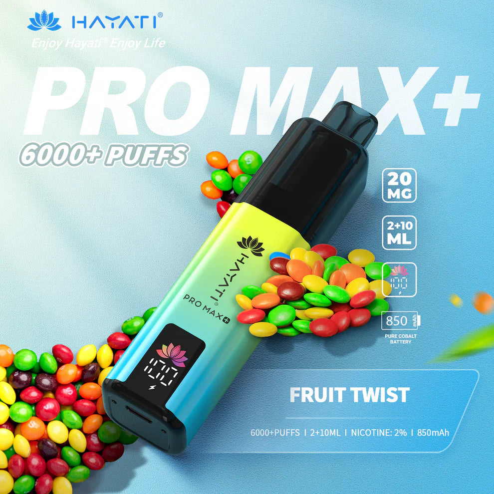 Hayati Pro Max PLUS 6000 vape shop near me, vape store, vape pen, best vape, vape juice, online vape shop, disposable vapes, Elf Bar, vape kits, vape coils, vape mods, pod systems, nicotine salts, sub-ohm vaping, MTL vaping, DTL vaping, e-cigarettes, vape accessories, vape deals, vape wholesale, vape flavours, vape batteries, vape tanks, vape forums, vape reviews.