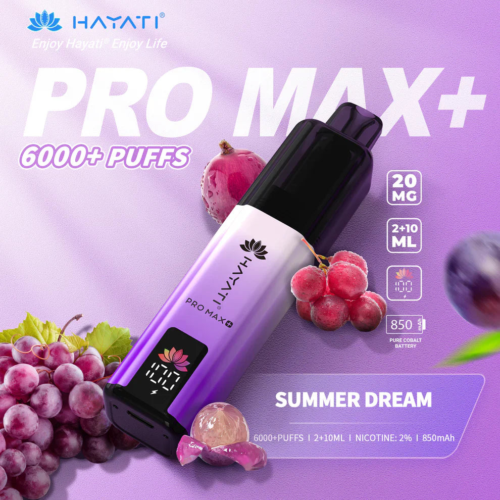 Summer Dream Hayati Pro Max Plus 6000 Puffs Disposable Vape