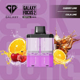 Crystal Galaxy Focus 2 30k Prefilled Pod (Box of 5) TPD compliant disposable vape buy online UK VaperzHub 3