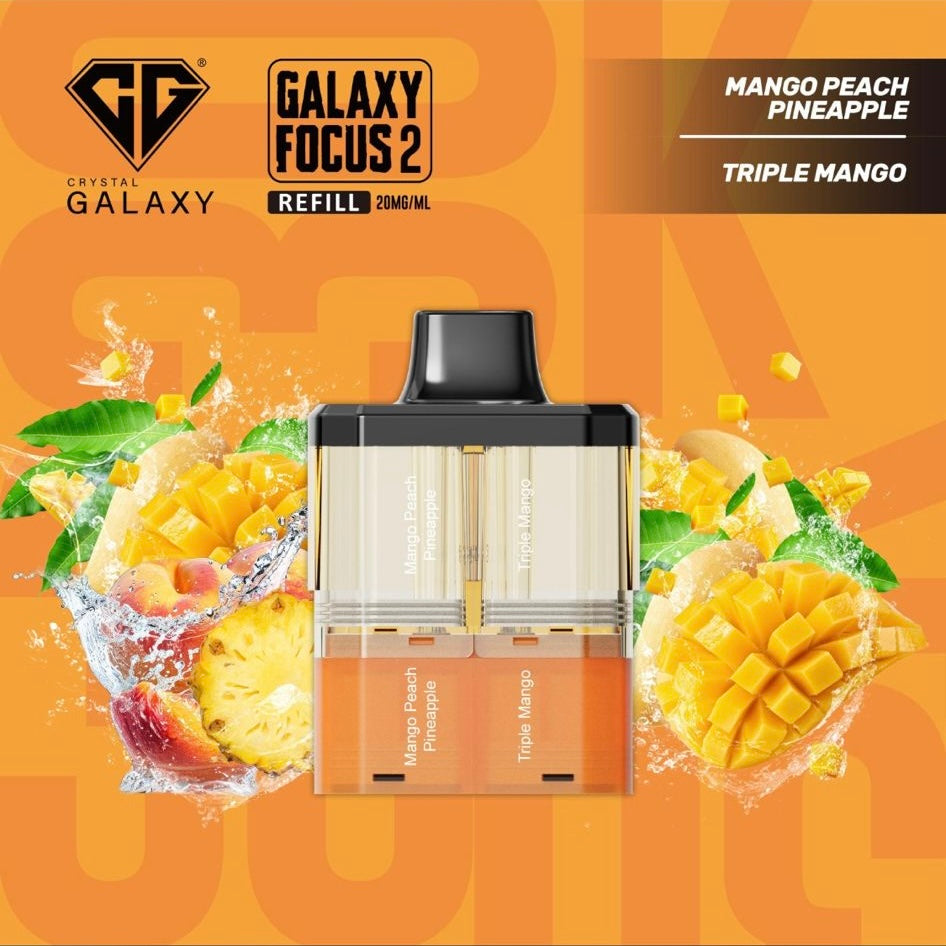 Crystal Galaxy Focus 2 30k Prefilled Pod (Box of 5)