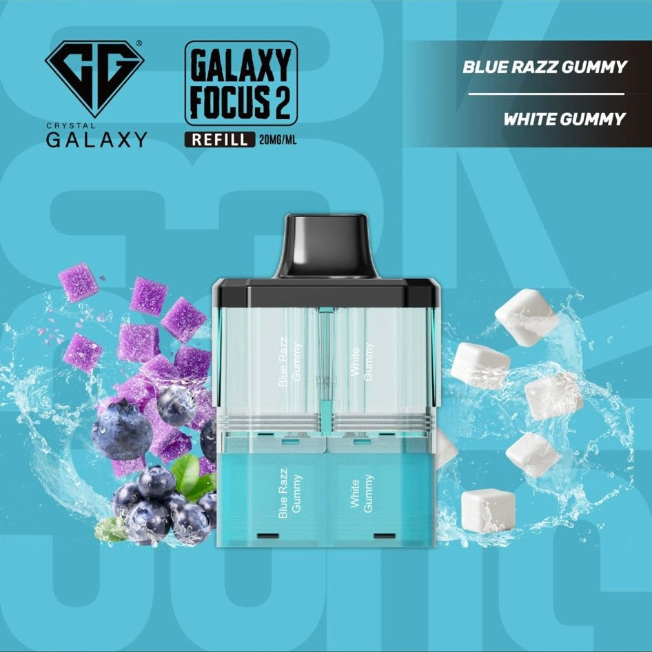 Crystal Galaxy Focus 2 30k Prefilled Pod (Box of 5)