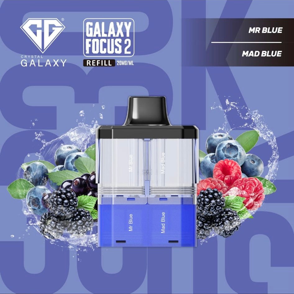 Crystal Galaxy Focus 2 30k Prefilled Pod (Box of 5)