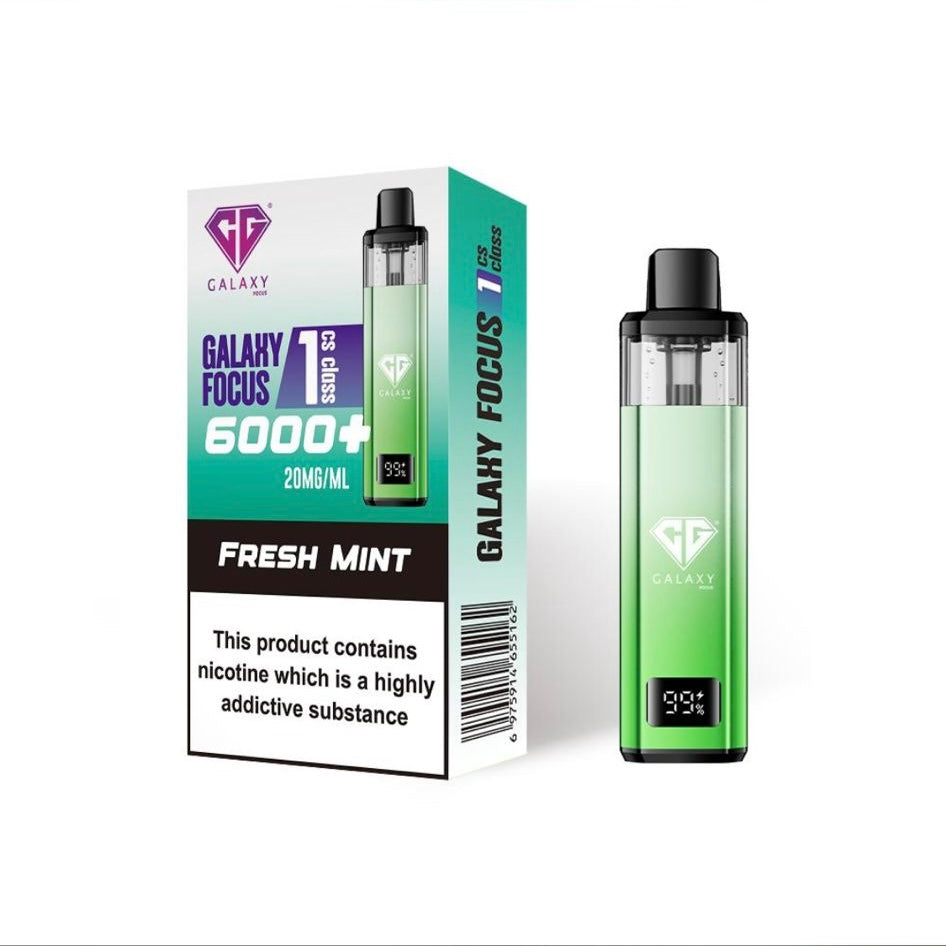 Crystal Galaxy Focus 6000 Puffs Prefilled Vape Kit (Box of 5)