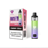Crystal Galaxy Focus 6000 Puffs Prefilled Vape Kit (Box of 5) TPD compliant disposable vape buy online UK VaperzHub 4