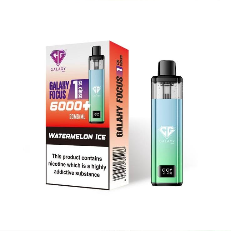 Crystal Galaxy Focus 6000 Puffs Prefilled Vape Kit (Box of 5)