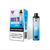 Crystal Galaxy Focus 6000 Puffs Prefilled Vape Kit (Box of 5) TPD compliant disposable vape buy online UK VaperzHub
