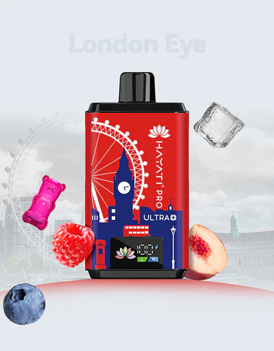Hayati Pro Ultra Plus 25K Prefilled Pod Vape Kit – Souvenir Edition London (Box of 5) pod kit UK -