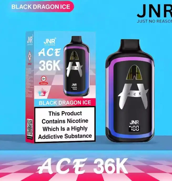 JNR ACE 36K Puffs Prefilled Pod Kit (Box of 5) TPD compliant pod kit buy online UK VaperzHub 1
